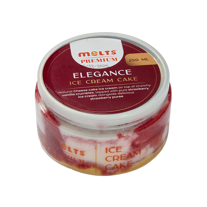 M.e.l.t.s Elegance Ice Cream Cake – Strawberry Cheese cake